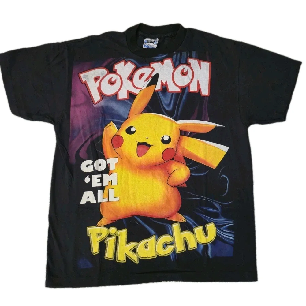 Nintendo Pokemon Promo Pikachu Legendary Birds AOP T Shirt Size Large
